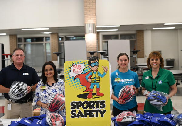 Safe Kids helmet distribution