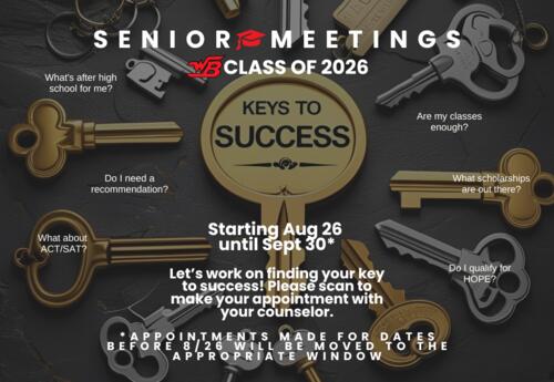 Senior Meeting Information