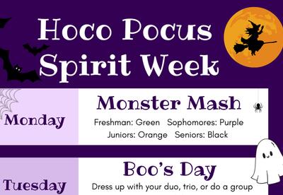 Homecoming spirit week