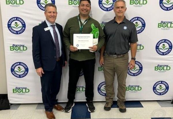 Sims Custodian Earns BCSS Custodian of the Month Award