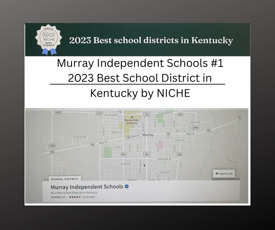 MISD Recognized as 1 Best School District in Kentucky in 2023 Niche