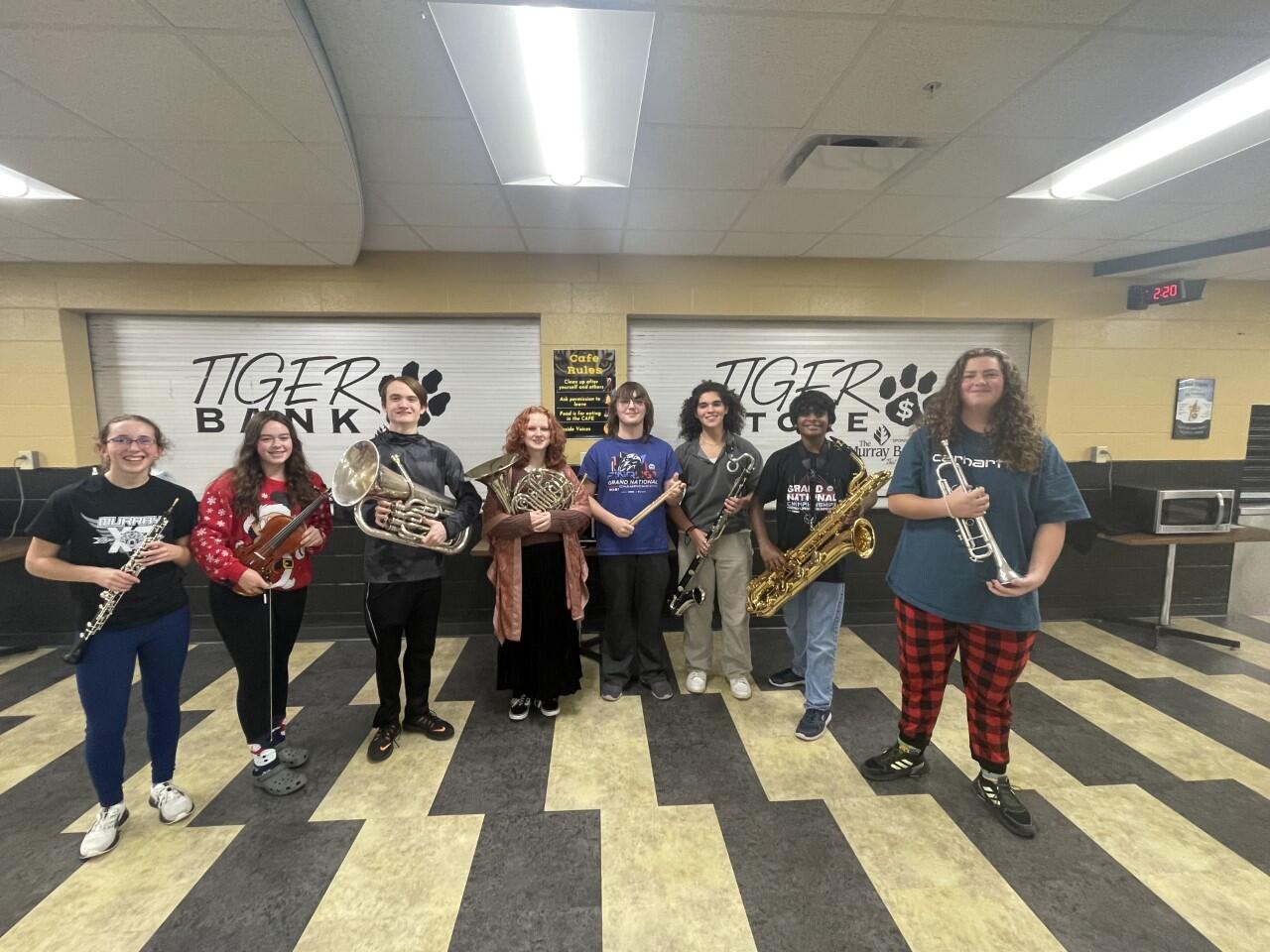 MHS Band Students Advance to KMEA All District Band Murray