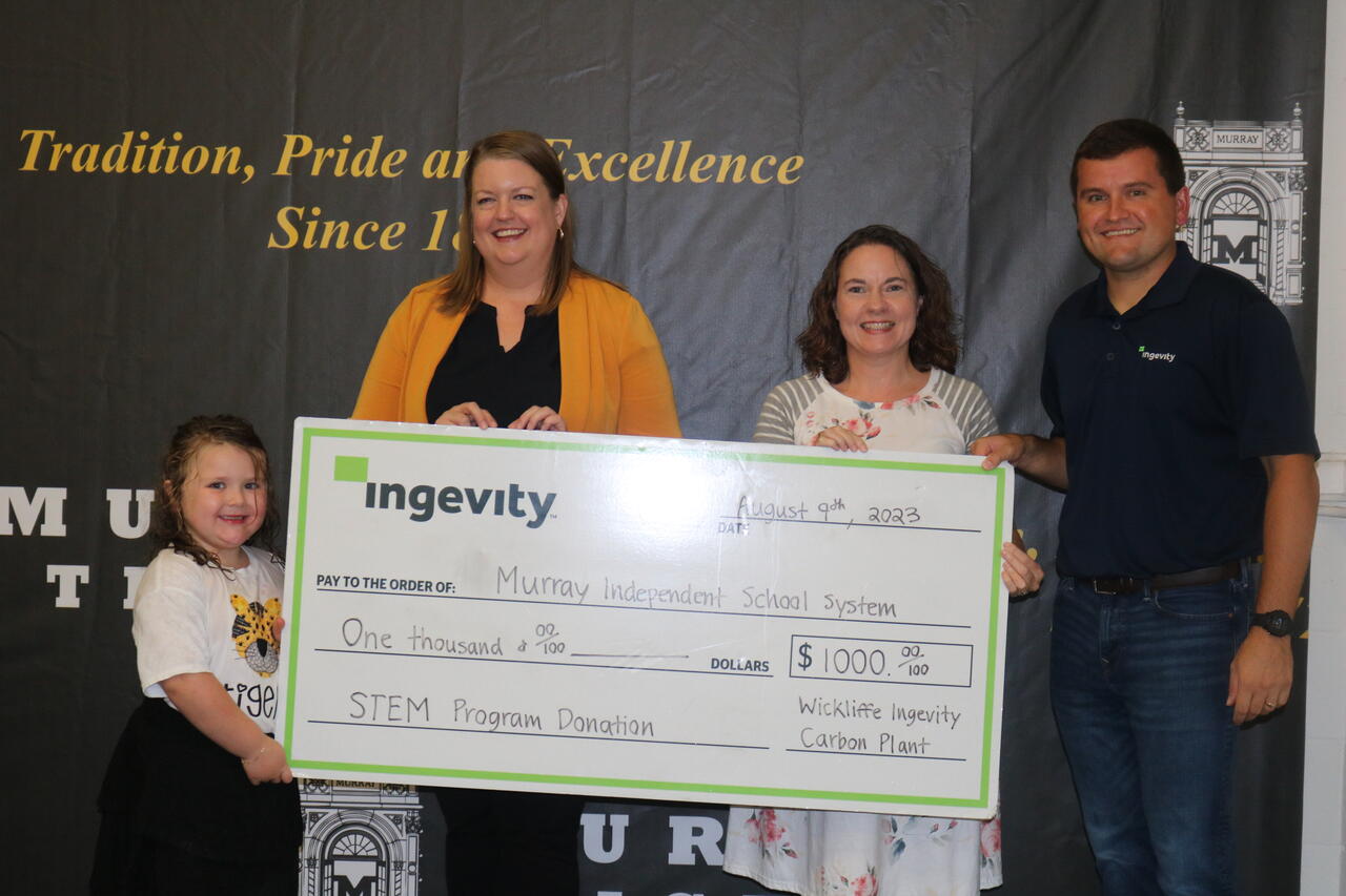 Ingevity of Wickliffe Donates 1,000 to MISD STEM Program Murray