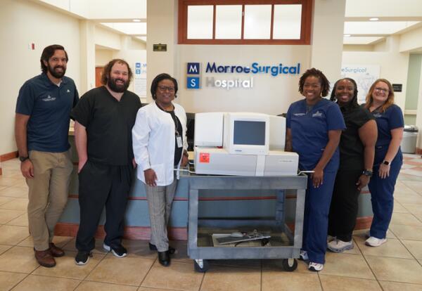 Monroe Surgical Donates Hematology Analyzer to LDCC’s Medical Laboratory Technician Program