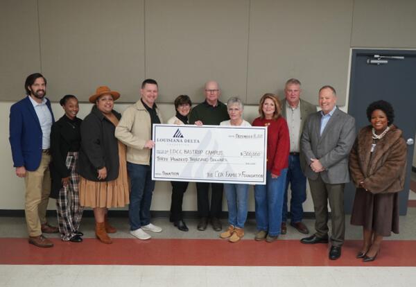 Cox Family Donates $300,000 to Support Construction of New LDCC Bastrop Campus