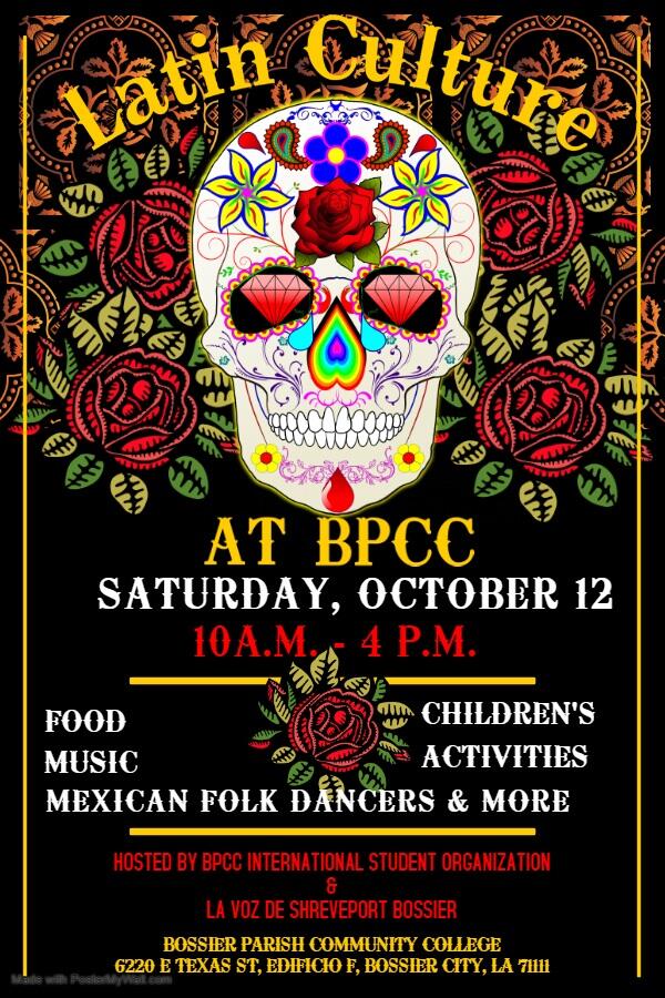 LATIN CULTURE DAY SET FOR SATURDAY OCTOBER 12 AT BPCC Bossier Parish