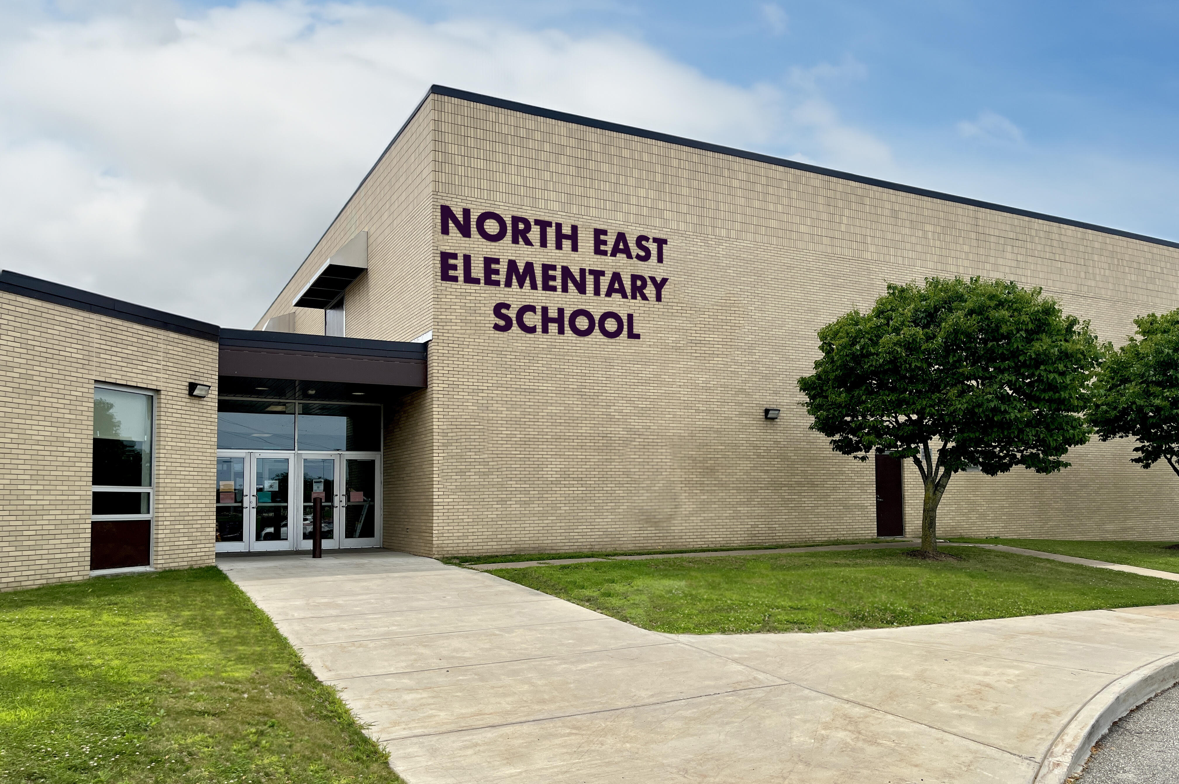Outside view of the North East Elementary School