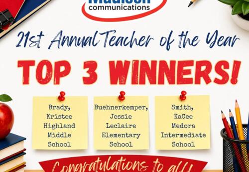 Teacher of the year winners