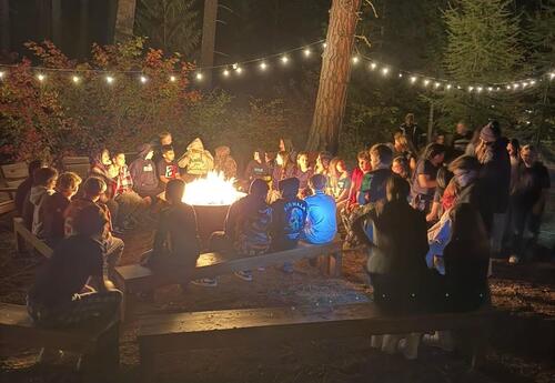 Sixth graders from Clovis Point Elementary spent three days at Camp Koinonia in Cle Elum, learning teamwork, responsibility, and outdoor skills.