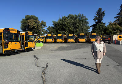 With 34 buses, 68 routes, and thousands of students to transport daily, Director Madeline Sones and her team work behind the scenes to keep kids safe and traffic flowing smoothly across our community!