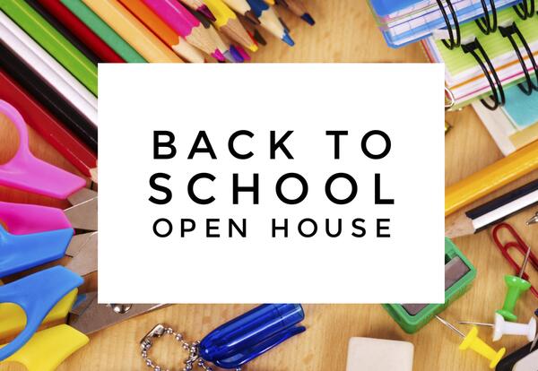 Harrison Open House Thursday Sept. 11    5:00pm-6:30pm