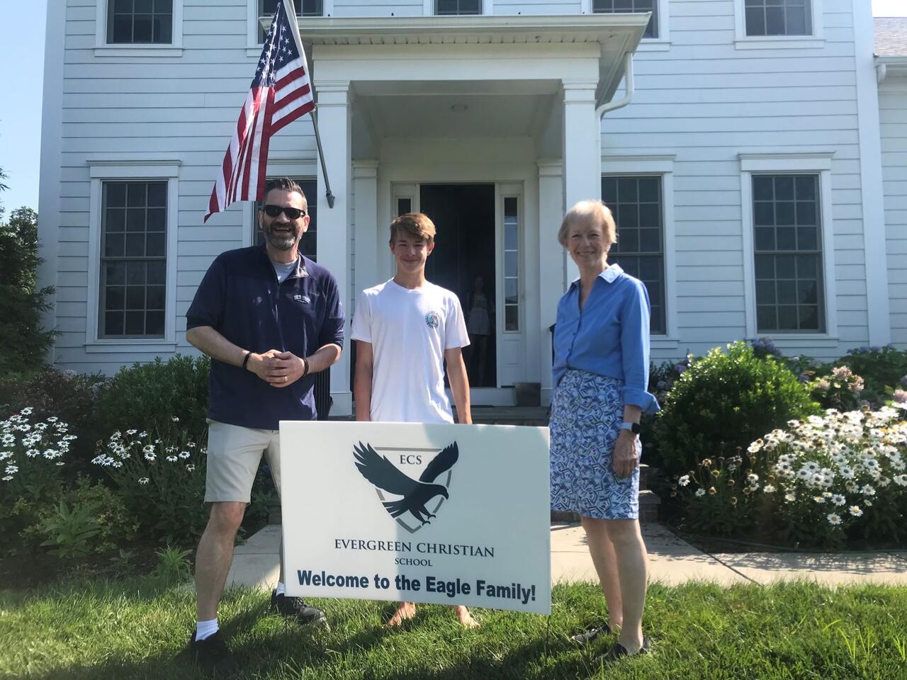 New Eagles Welcomed Evergreen Christian School