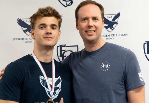 Winners with medal