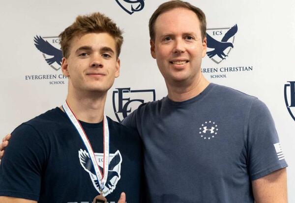 Winners with medal