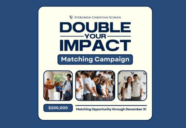 Graphic for Matching Gift Campaign