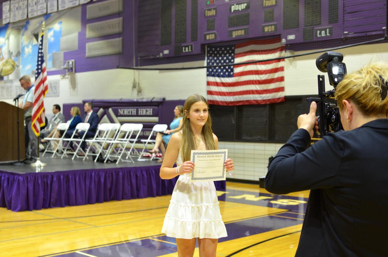 Herrick Middle School Promotion Ceremony 2024 Community Engagement