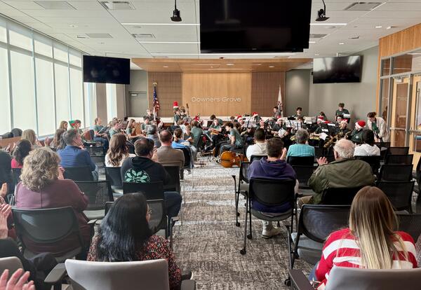 Herrick Chamber Ensembles and Jazz Band visit the Civic Center