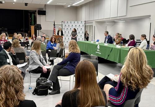 District 58 Legislative Breakfast with panel of elected officials