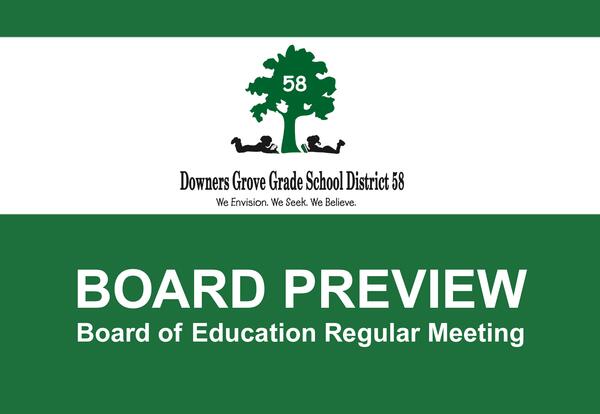 Green and white header for "Board Preview" with green silouhette of tree with white "58" in leaves and two children laying on stomachs reading books underneath