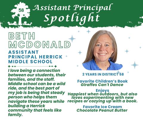 Thank you Beth McDonald
