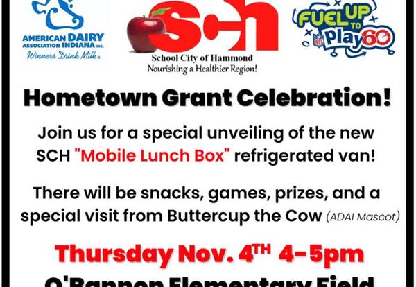 Hometown grant celebration