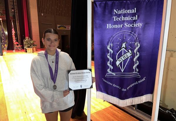 ACC student receives National Technical Honor Society scholarship
