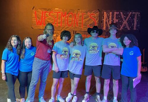 MC Chris Doll and Westmont's Next Top Sentinel participants