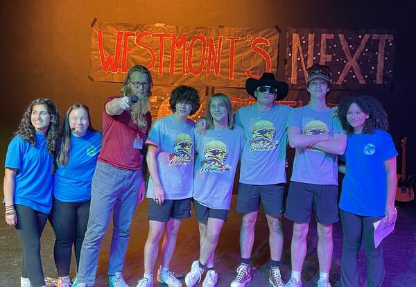 MC Chris Doll and Westmont's Next Top Sentinel participants