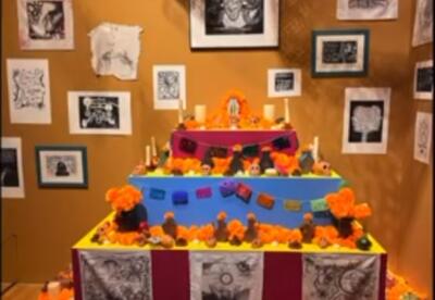 Day of the Dead Altar at the Mexican Fine Arts Museum