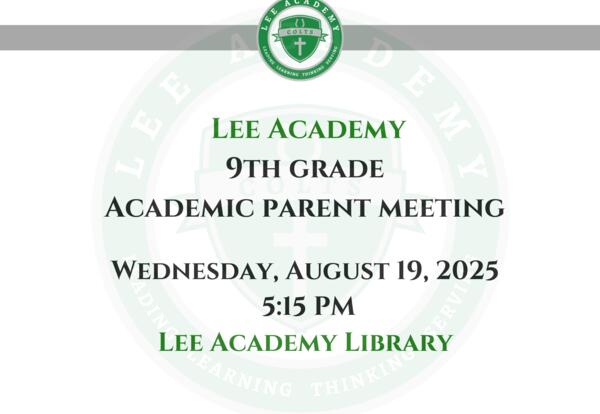9th Grade Academic Parent Meeting