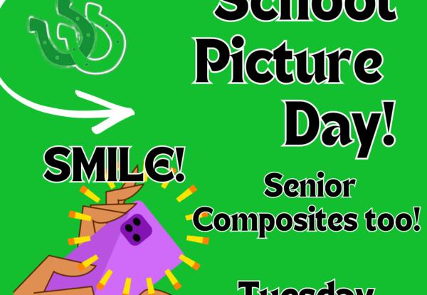 School Day Pictures and Senior Composites Tuesday!
