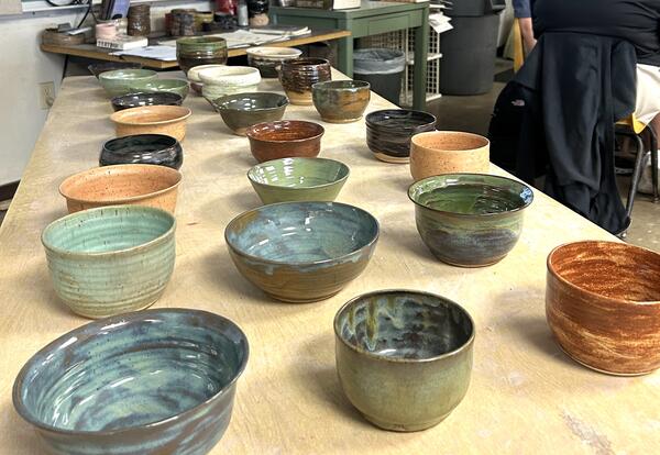 Lee Academy Art I Students support "Extra Table" Fundraiser