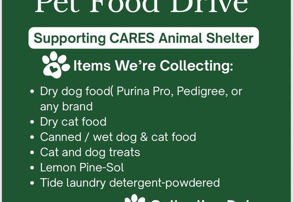 CARES Pet Food Drive