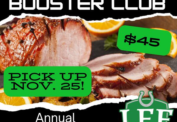 Booster Club Thanksgiving Ham Fundraiser