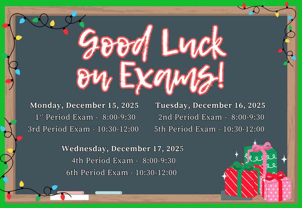 Exam Schedule