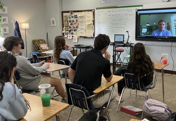 Senior Class Video Call with Energy Expert, Patrick Sullivan