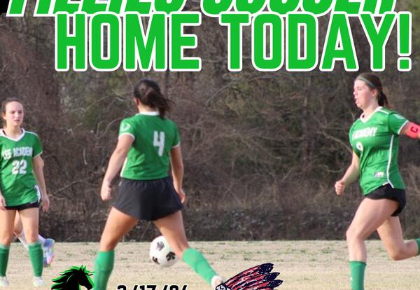 Filles Soccer HOME Today!