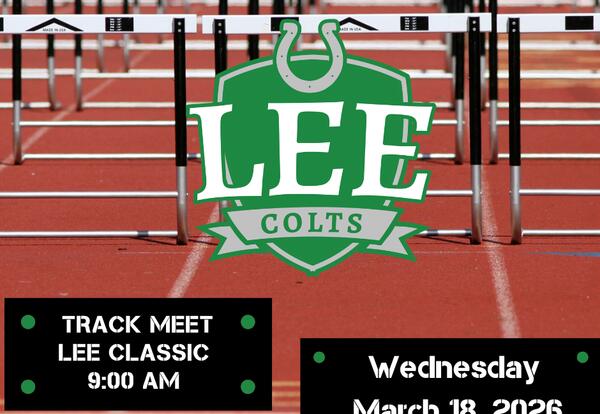 Track Meet HOME Today!