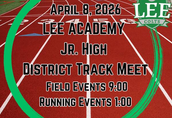 JH District Meet TODAY!