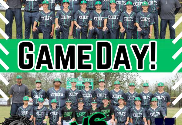 JV & V Baseball on the road to KIRK TODAY!