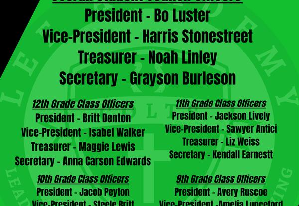 2026-2027 Student Council