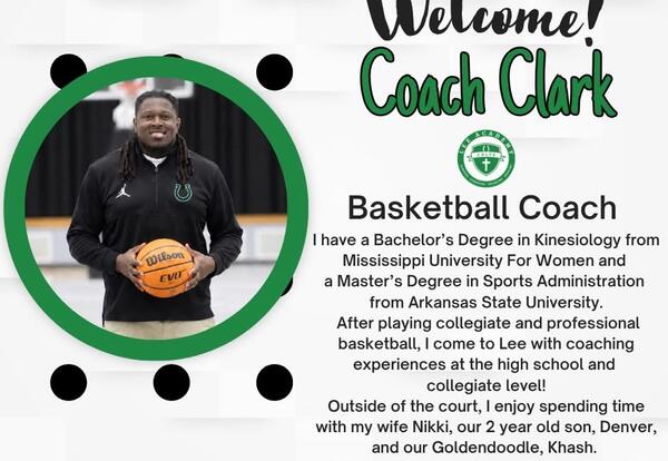 Welcome NEW Basketball Coach!
