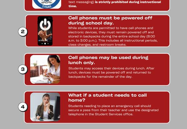 McDowell High School 2025-2026 Cell Phone Policy
