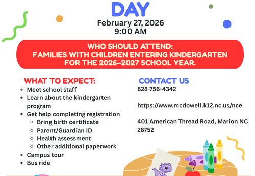kindergarten registration