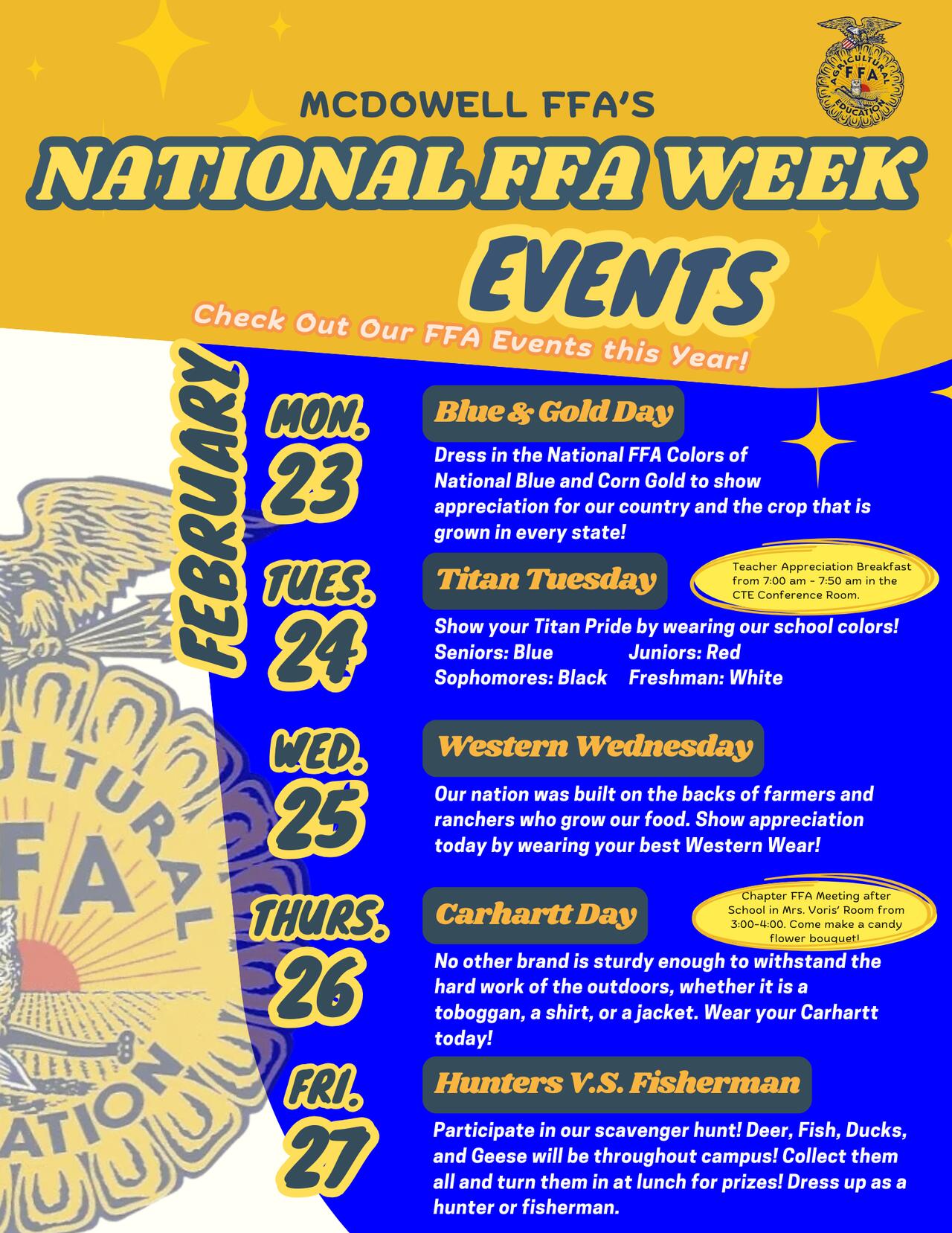 National FFA Week Events! | McDowell High School