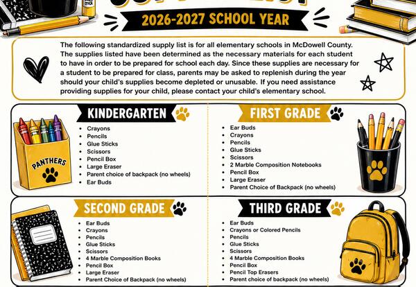 School Supply List