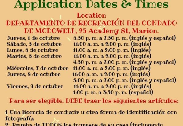 Project Christmas Information Sheet Spanish