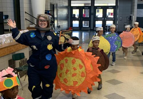 Charles Burke Elementary Book Character Parade