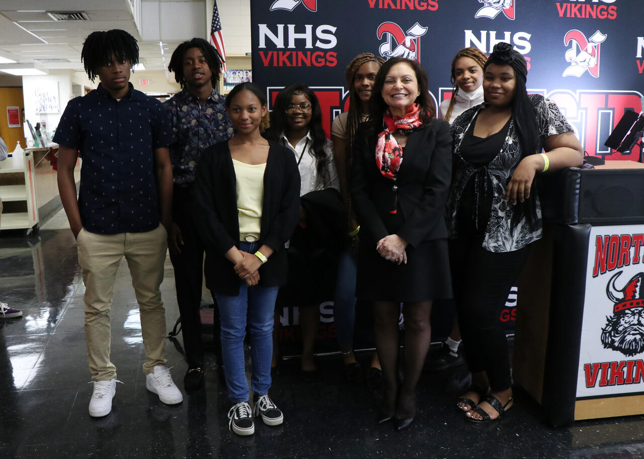 Chief Judge Brown Visits Northside High School | Lafayette Parish School  System