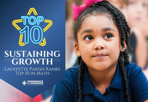 Lafayette Parish Ranks Top 10 in Math